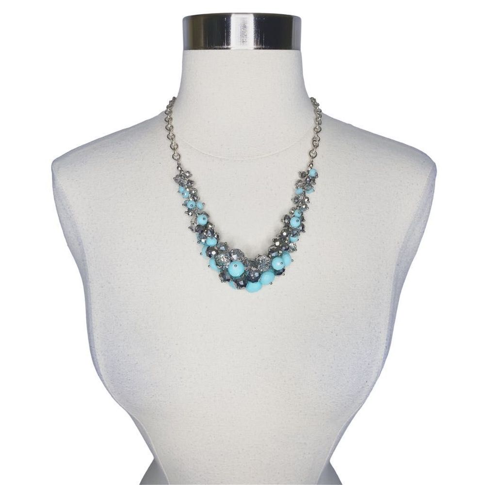 Simply Vera | Vera Wang Crystal Bead Cluster Necklace